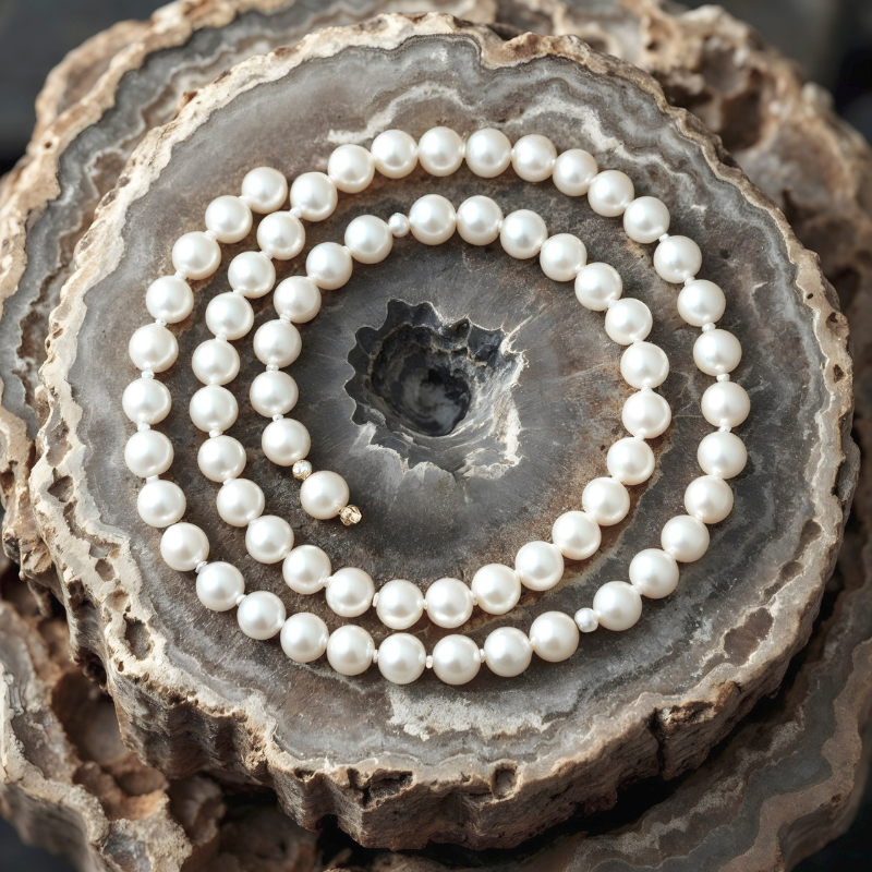 Celeste Pearl Drop Necklace