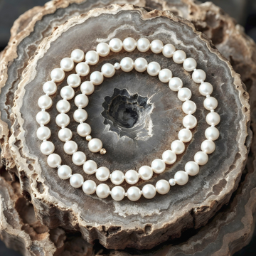 Celeste Pearl Drop Necklace