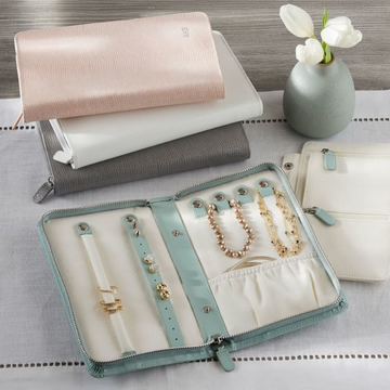 Velour Jewelry Travel Case